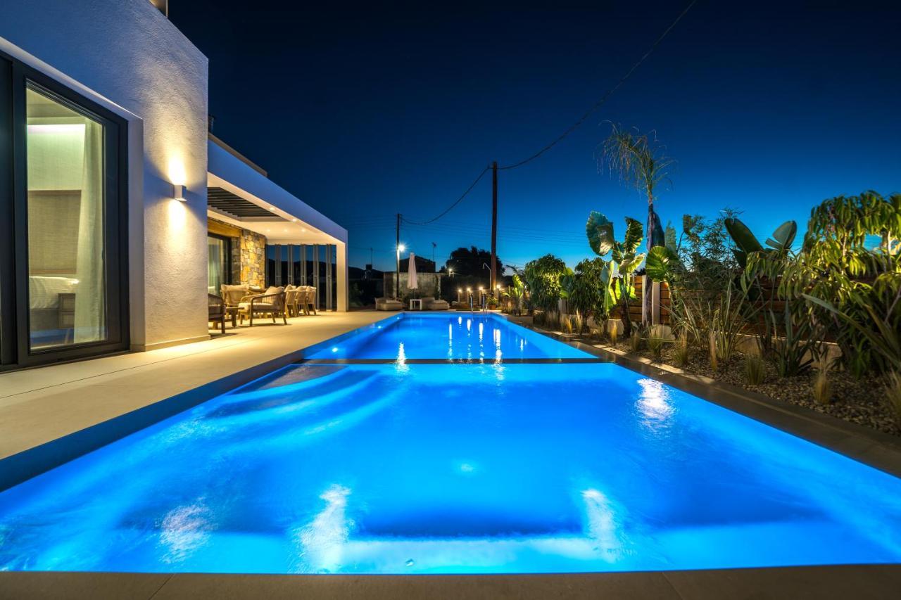 Villa Olira ✩ Private Pool ✩ Modern Design Alikianos Esterno foto