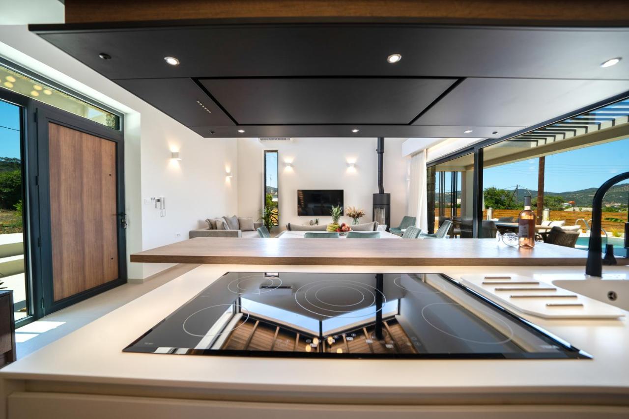 Villa Olira ✩ Private Pool ✩ Modern Design Alikianos Esterno foto