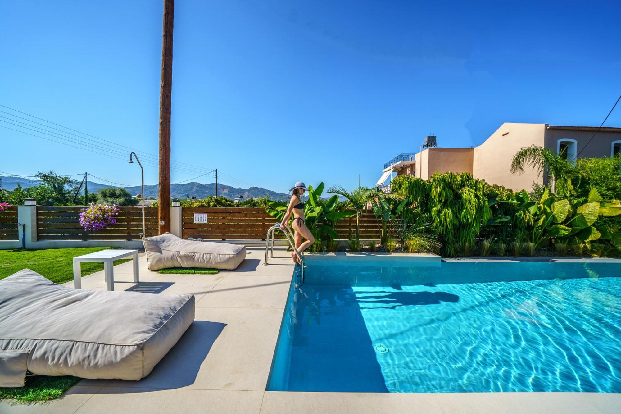 Villa Olira ✩ Private Pool ✩ Modern Design Alikianos Esterno foto