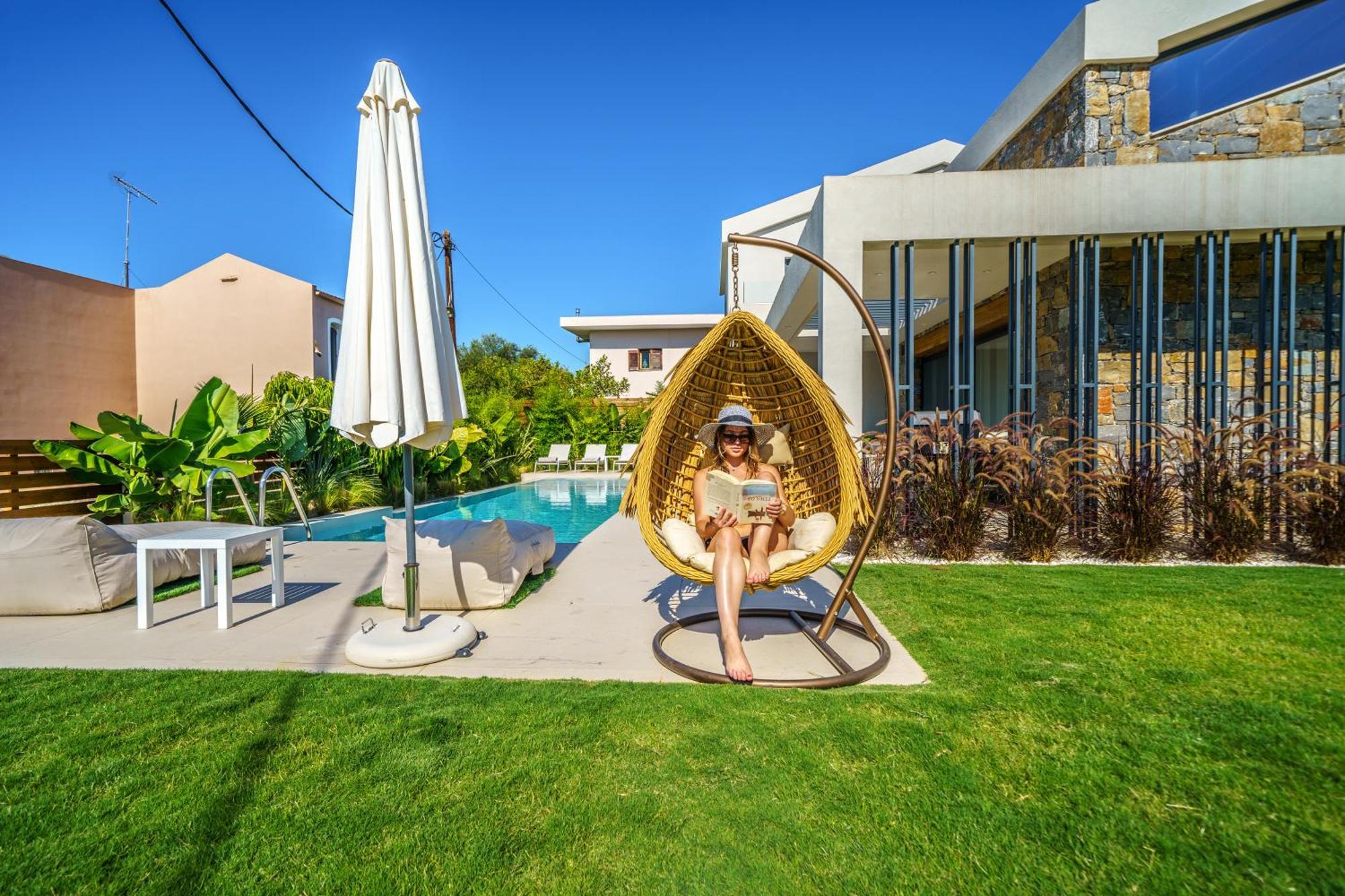Villa Olira ✩ Private Pool ✩ Modern Design Alikianos Esterno foto