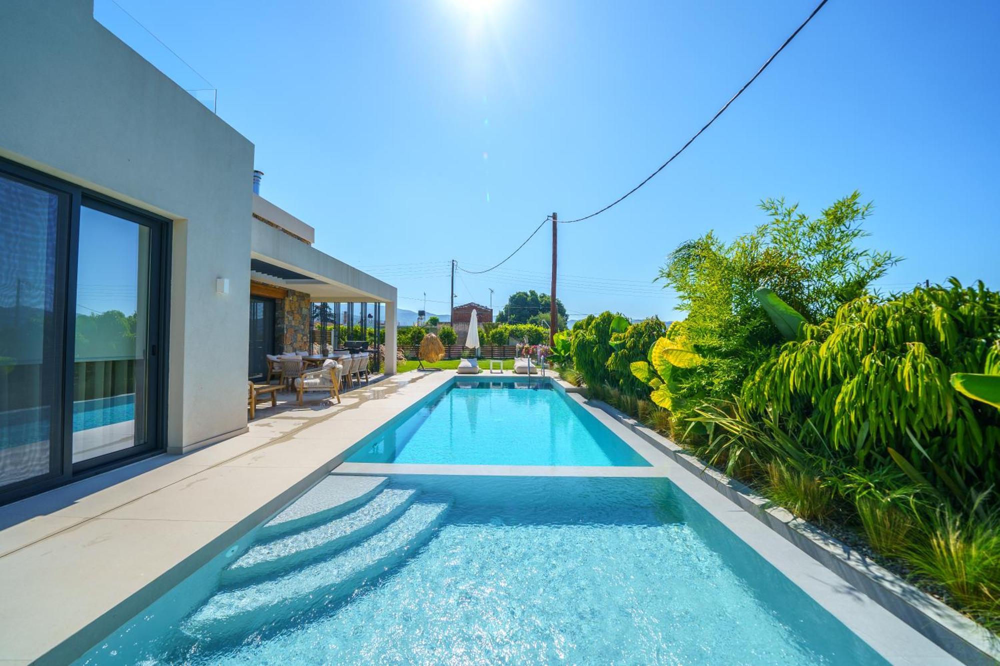 Villa Olira ✩ Private Pool ✩ Modern Design Alikianos Esterno foto